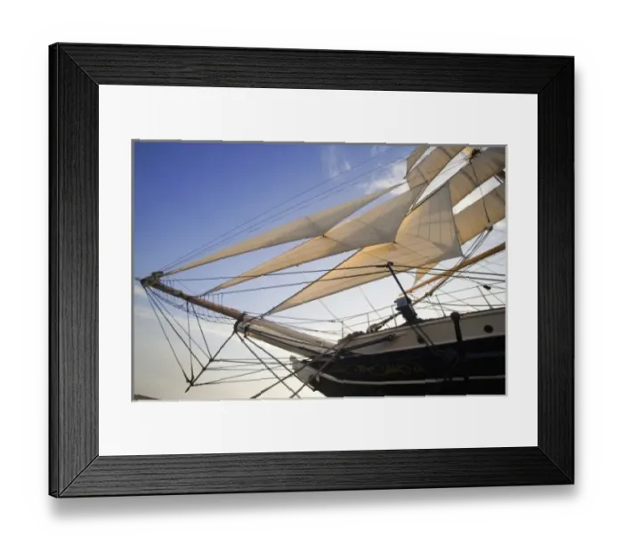 Framed Print : Star of India, 1863 Merchant Sailing ship, Maritime Museum of San Diego, California