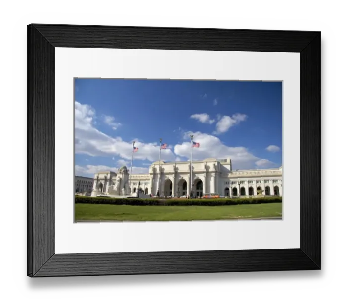 Framed Print : Union Station in Washington, D. C Framed Print : Union Station in Washington, D. C