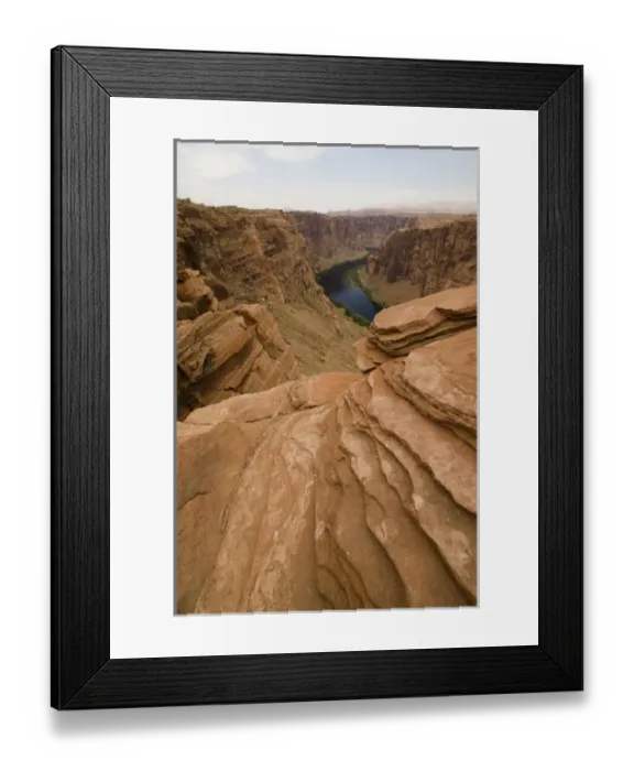 Framed Print : Colorado River Near Glen Canyon Dam and Lake Powell, Page, Arizona, US