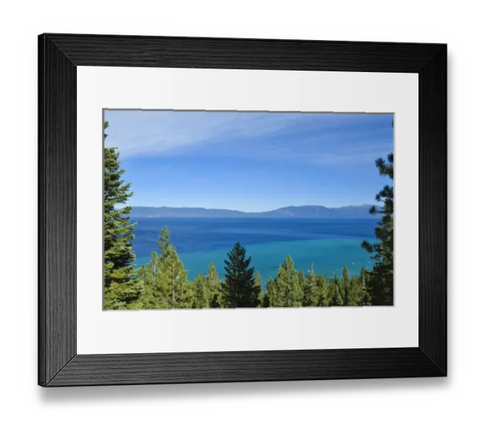 Framed Print : USA, California, Lake Tahoe scenic Framed Print : USA, California, Lake Tahoe scenic