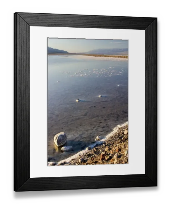 Framed Print : Water in Death Valley National Park, CA, USA Framed Print : Water in Death Valley National Park, CA, USA
