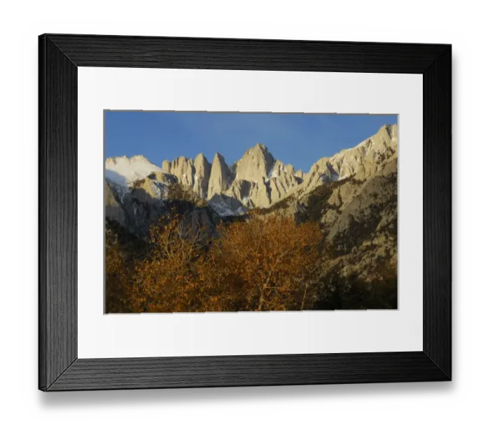 Framed Print : USA, California, Mount Whitney, Inyo National Forest