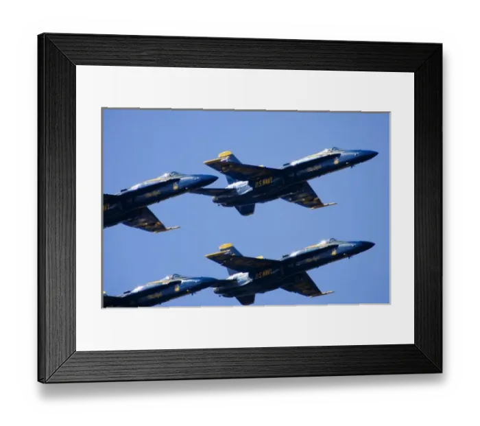 Framed Print : Blue Angels flyby during 2006 Fleet Week performance in San Francisco Framed Print : Blue Angels flyby during 2006 Fleet Week performance in San Francisco