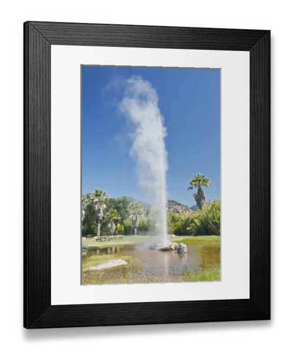 Framed Print : USA, California, Calistoga, Old Faithful Geyser of California