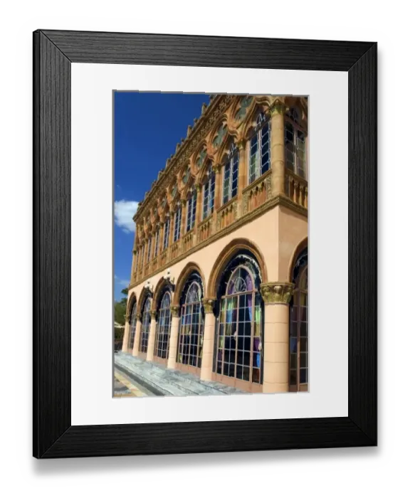 Framed Print : Ca d Zan from Front Terrace