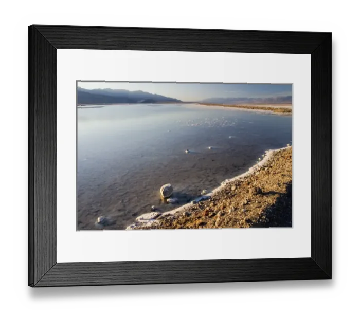 Framed Print : Water in Death Valley National Park, CA, USA Framed Print : Water in Death Valley National Park, CA, USA