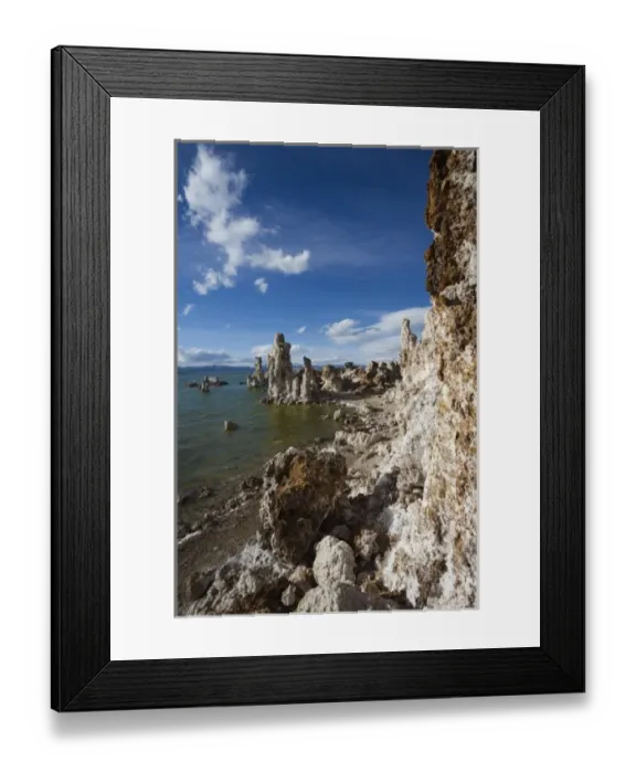 Framed Print : USA, California, Eastern Sierra Nevada Area, Lee Vining, Mono Lake, tufa stone formation Framed Print : USA, California, Eastern Sierra Nevada Area, Lee Vining, Mono Lake, tufa stone formation