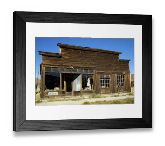 Framed Print : USA, California, Bodie State Historic Park, Ghost town store front Framed Print : USA, California, Bodie State Historic Park, Ghost town store front