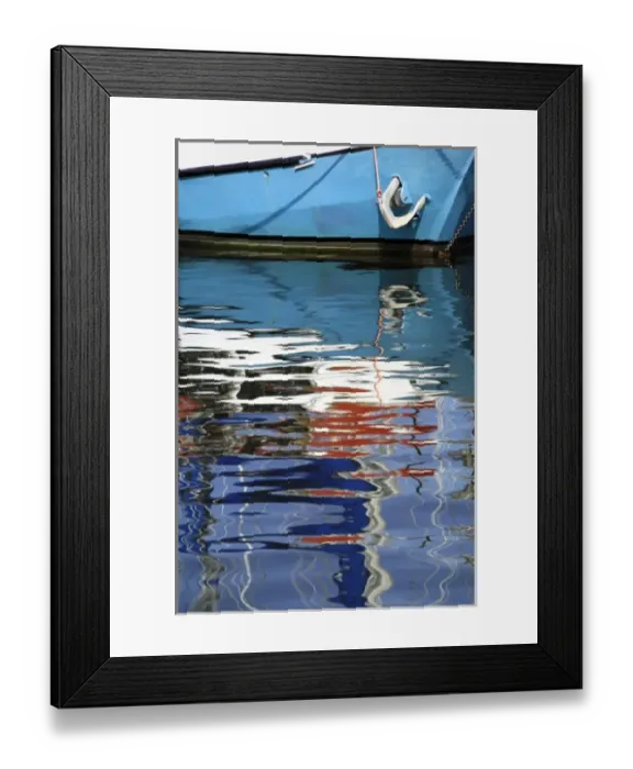 Framed Print : North America, USA, Florida, Titusville, Sailboat with anchor and red white and blue Framed Print : North America, USA, Florida, Titusville, Sailboat with anchor and red white and blue