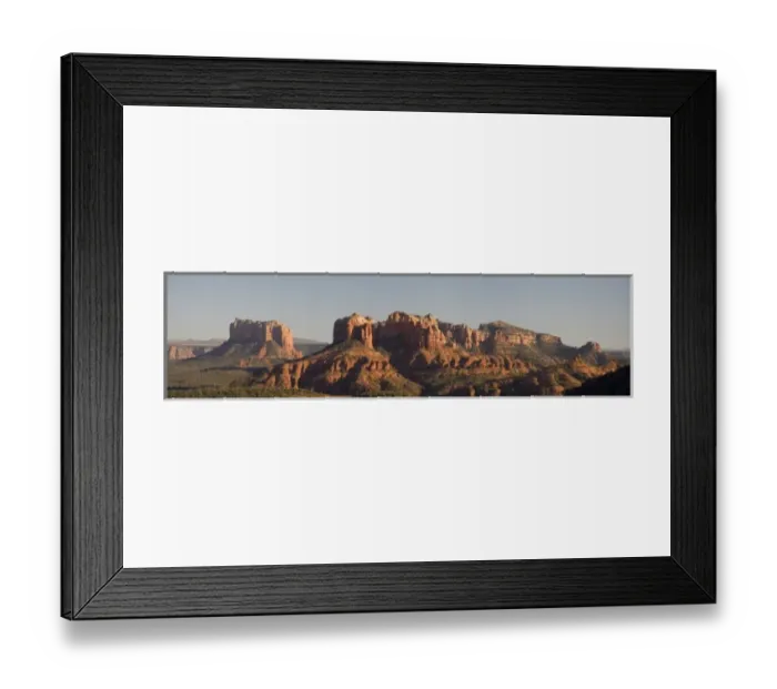 Framed Print : AZ, Arizona, Sedona, Red Rock Country, the Courthouse and Cathedral Rock Framed Print : AZ, Arizona, Sedona, Red Rock Country, the Courthouse and Cathedral Rock