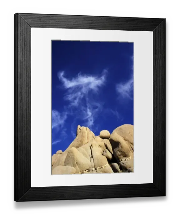 Framed Print : North America, United States, California, Joshua Tree. Rock formations