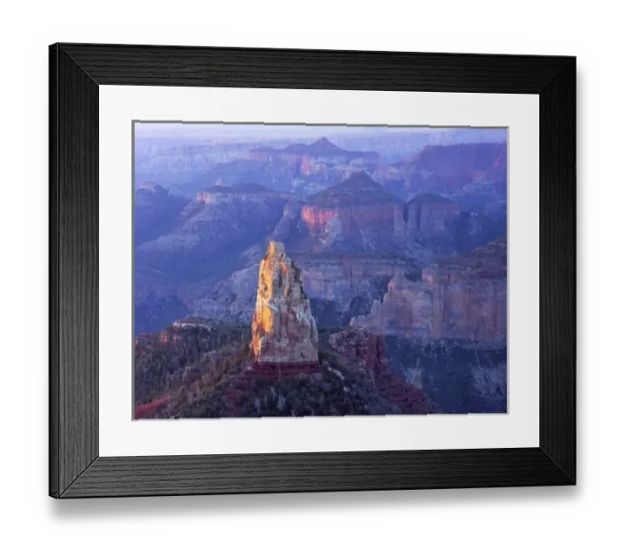 Framed Print : Grand Canyon National Park, Arizona, USA. View of Mount Hayden & Nankweap Creek drainage