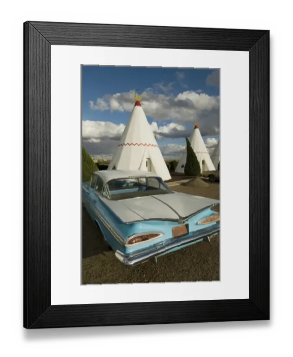 Framed Print : Arizona, Holbrook, Teepee rooms, Wigwam Motel, built 1950, Old Route 66 Framed Print : Arizona, Holbrook, Teepee rooms, Wigwam Motel, built 1950, Old Route 66