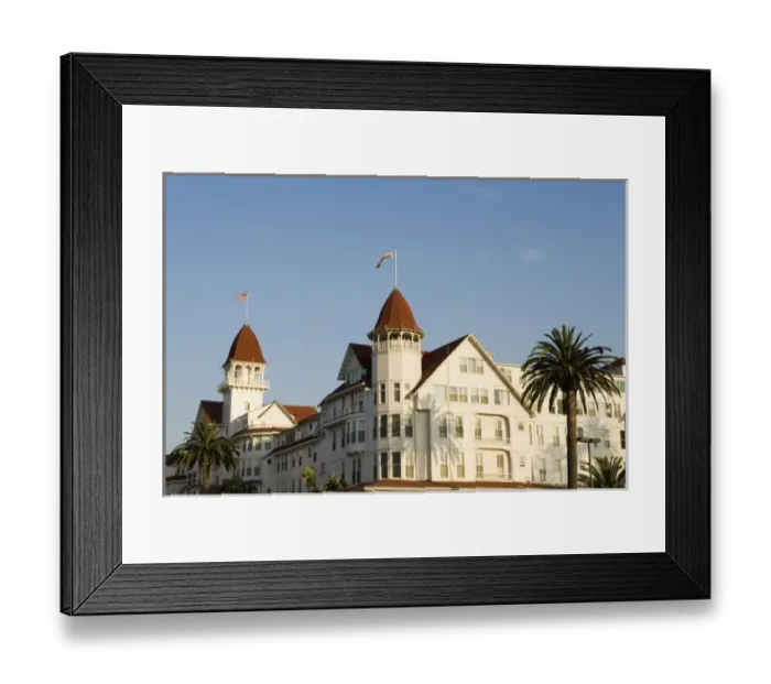 Framed Print : Hotel Del Coronado, Coronado, California Framed Print : Hotel Del Coronado, Coronado, California