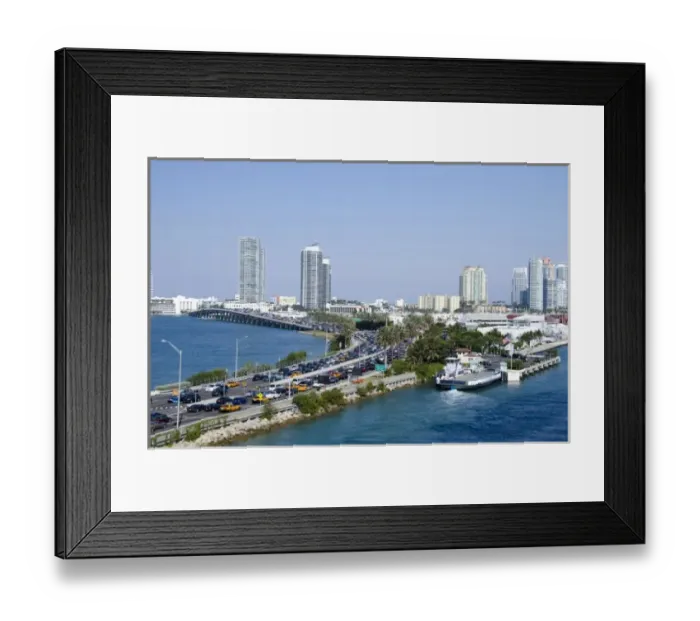 Framed Print : USA, Florida, Miami, Miami Beach