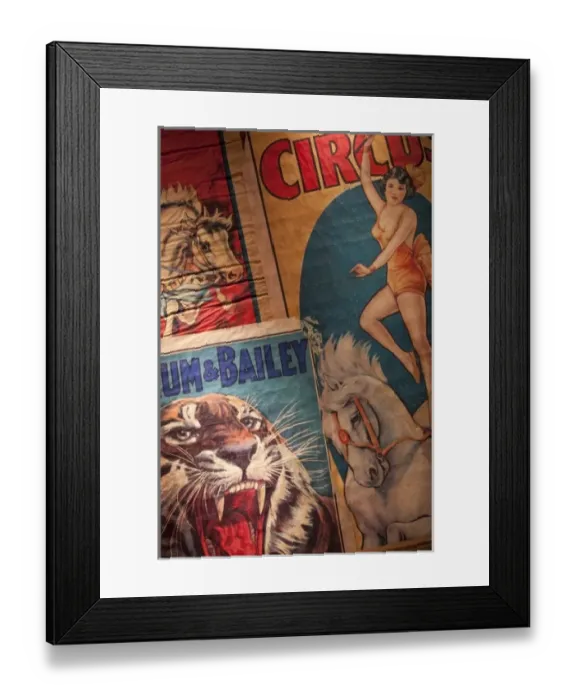 Framed Print : USA, Florida, Sarasota, Ringling Museum, Circus Museum, Circus poster Framed Print : USA, Florida, Sarasota, Ringling Museum, Circus Museum, Circus poster