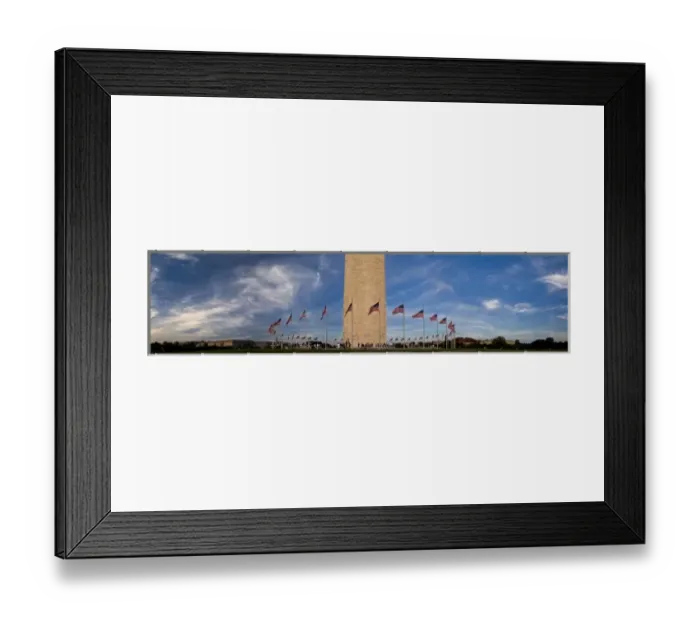 Framed Print : USA, Washington, D. C. Panoramic view of the Washington Monument and its surroundings Framed Print : USA, Washington, D. C. Panoramic view of the Washington Monument and its surroundings