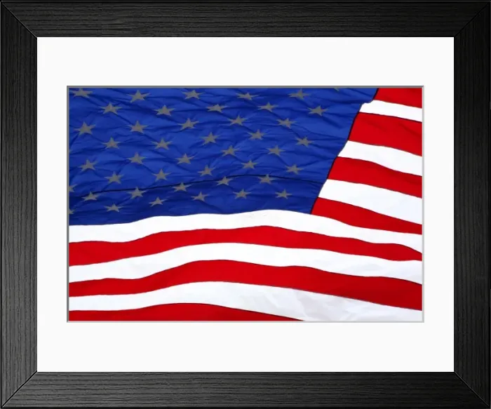 Framed Print : USA, USA, America. The Stars & Stripes