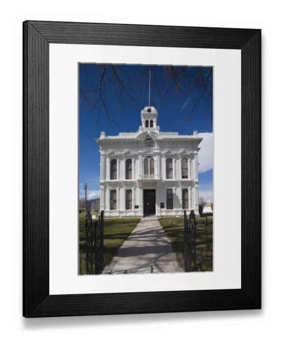 Framed Print : USA, California, Eastern Sierra Nevada Area, Bridgeport, Mono County Courthouse Framed Print : USA, California, Eastern Sierra Nevada Area, Bridgeport, Mono County Courthouse
