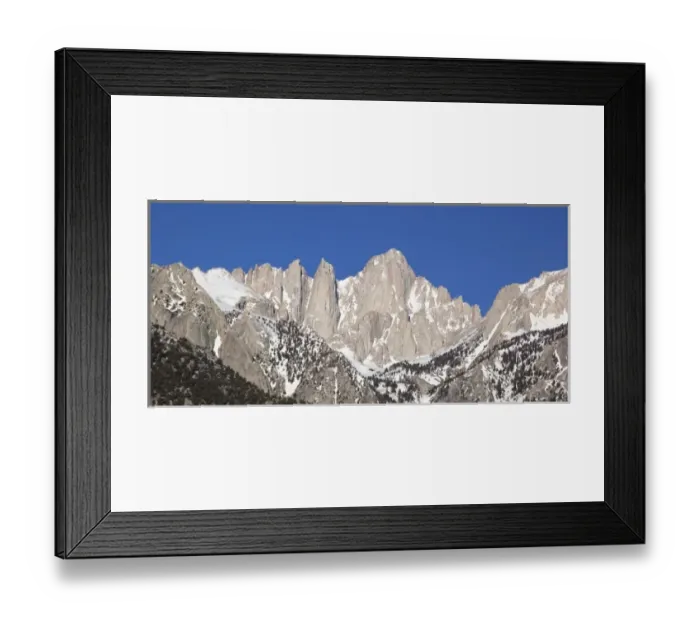 Framed Print : CA, Lone Pine, Mount Whitney, eastern Sierra Nevada range Framed Print : CA, Lone Pine, Mount Whitney, eastern Sierra Nevada range