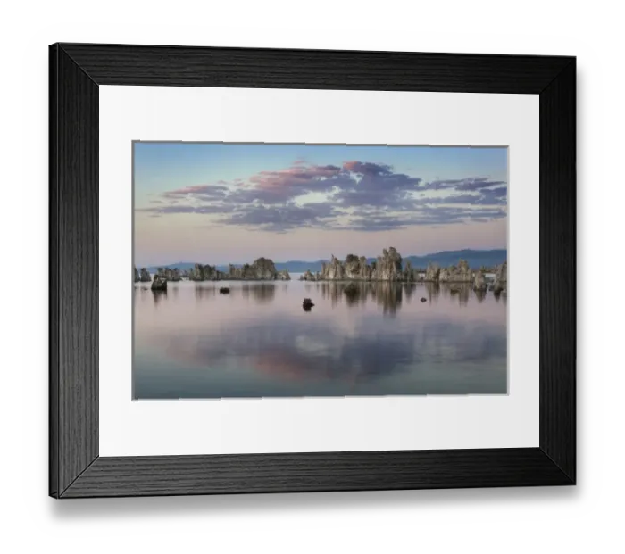 Framed Print : Evening light over Tufa formations on Mono Lake, Mono Basin, INYO National Forest Framed Print : Evening light over Tufa formations on Mono Lake, Mono Basin, INYO National Forest