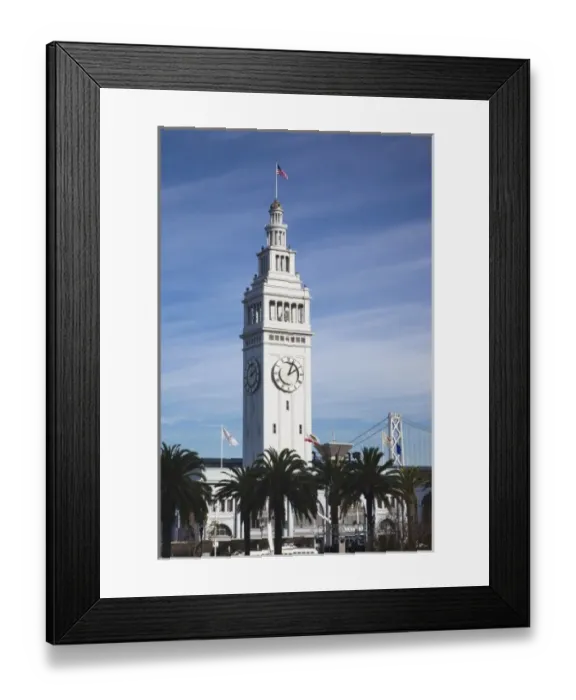 Framed Print : USA, California, San Francisco, Embarcadero, Ferry Building, exterior Framed Print : USA, California, San Francisco, Embarcadero, Ferry Building, exterior