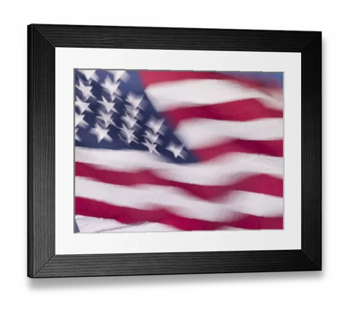Framed Print : Tucson, Arizona: American flag Framed Print : Tucson, Arizona: American flag