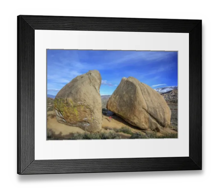 Framed Print : CA, Bishop, Buttermilk Country, the Buttermilk boulders (MR) (MR) Framed Print : CA, Bishop, Buttermilk Country, the Buttermilk boulders (MR) (MR)