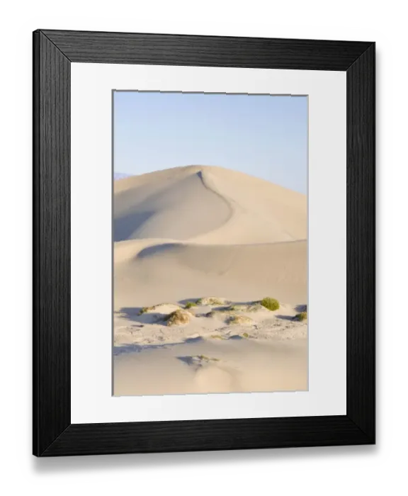 Framed Print : USA, CA, Mesquite Sand Dunes at Dawn in Death Valley NP Framed Print : USA, CA, Mesquite Sand Dunes at Dawn in Death Valley NP
