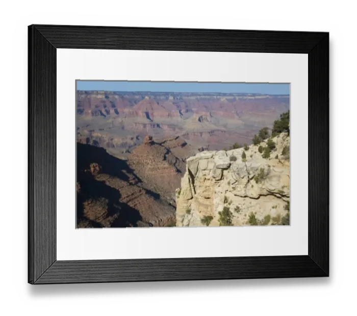 Framed Print : AZ, Arizona, Grand Canyon National Park, South Rim, view from the village rim trail Framed Print : AZ, Arizona, Grand Canyon National Park, South Rim, view from the village rim trail