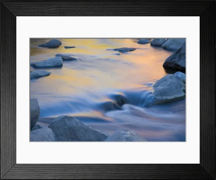 Framed Print : AZ, Arizona, Slide Rock State Park, Oak Creek, water pattern with reflected light Framed Print : AZ, Arizona, Slide Rock State Park, Oak Creek, water pattern with reflected light