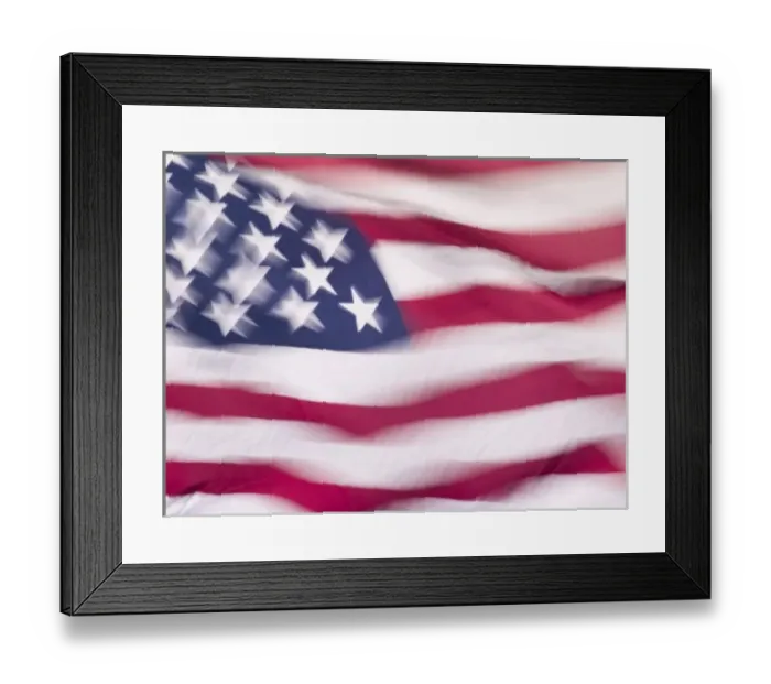 Framed Print : Tucson, Arizona: American flag