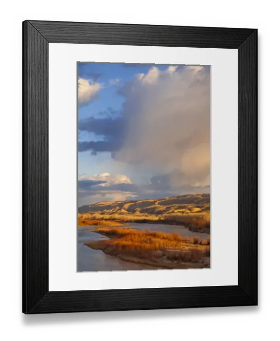 Framed Print : Stormy light over the Colorado River and Colorado National Monument near Fruita, Colorado Framed Print : Stormy light over the Colorado River and Colorado National Monument near Fruita, Colorado