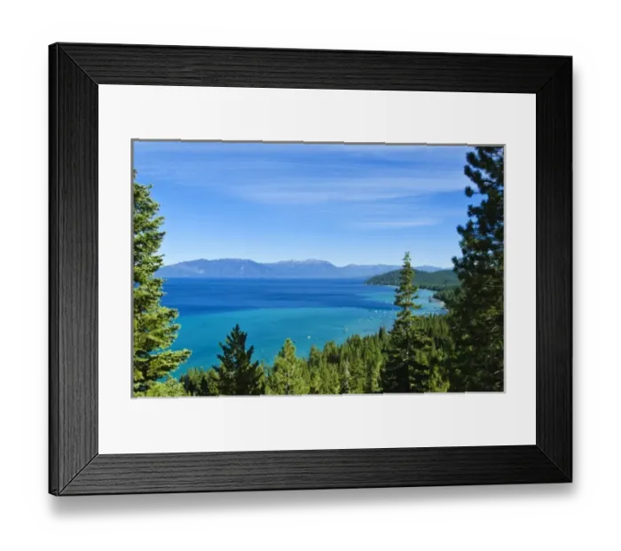 Framed Print : USA, California, Lake Tahoe scenic Framed Print : USA, California, Lake Tahoe scenic