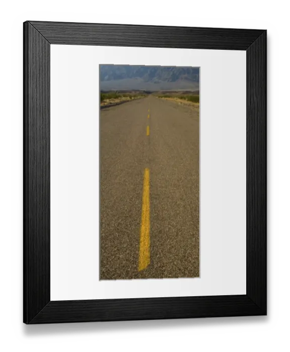 Framed Print : Highway 374 from Beatty Nevada into Death Valley N. P. California Framed Print : Highway 374 from Beatty Nevada into Death Valley N. P. California
