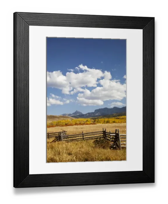 Framed Print : USA, Colorado, Uncompahgre National Forest, along Last Dollar Road, Mount Sneffels Framed Print : USA, Colorado, Uncompahgre National Forest, along Last Dollar Road, Mount Sneffels