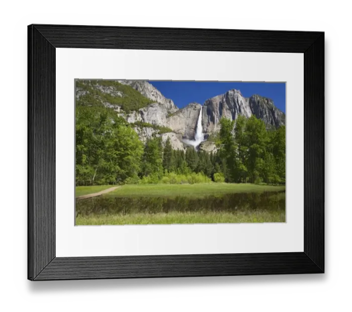 Framed Print : CA, Yosemite NP, Upper Yosemite Falls Framed Print : CA, Yosemite NP, Upper Yosemite Falls