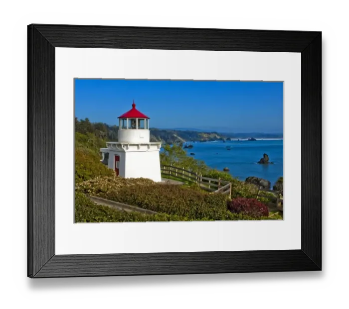 Framed Print : Trinidad Memorial Lighthouse, Trinidad, California, USA Framed Print : Trinidad Memorial Lighthouse, Trinidad, California, USA