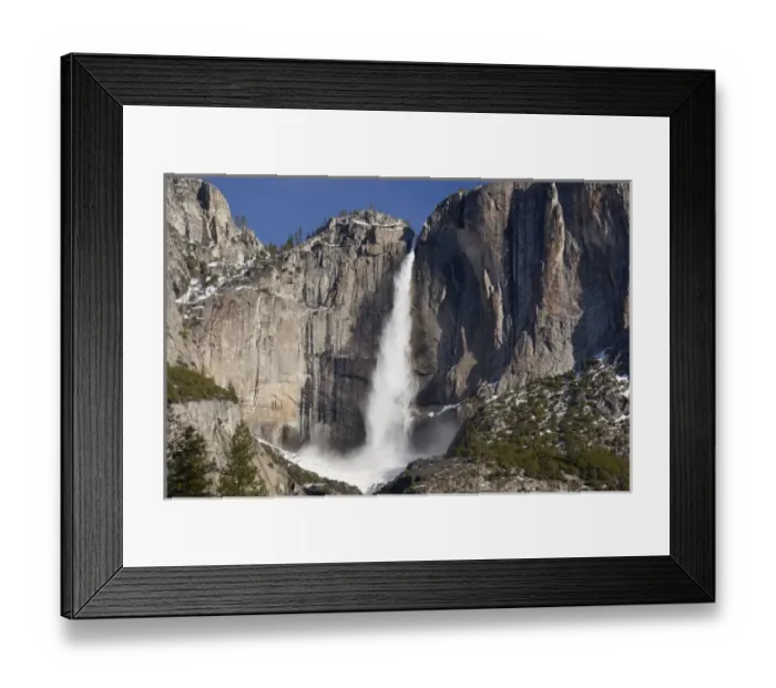 Framed Print : CA, Yosemite NP, Yosemite Falls