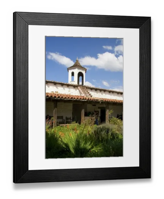 Framed Print : La Casa de Estudillo, the commandants house at Old Town, San Diego, California
