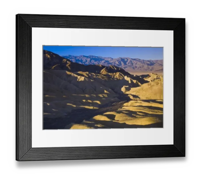 Framed Print : USA, California, Death Valley National Park. View from Zabriskie Point of eroded hills Framed Print : USA, California, Death Valley National Park. View from Zabriskie Point of eroded hills