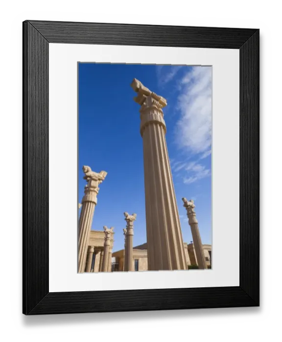 Framed Print : USA, California, Northern California, Napa Valley Wine Country, Napa, Darioush Winery