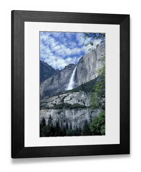 Framed Print : View of Upper Yosemite Falls in Yosemite National Park Framed Print : View of Upper Yosemite Falls in Yosemite National Park