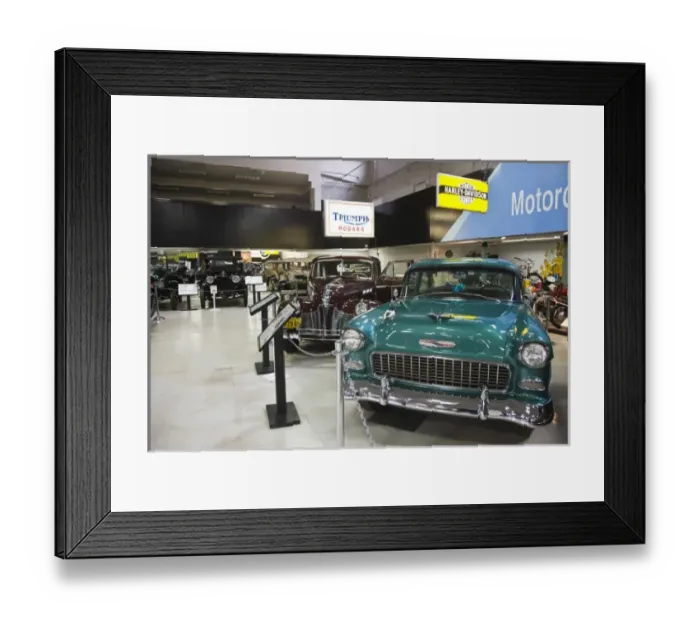 Framed Print : USA, California, San Diego. Balboa Park, San Diego Automotive Museum, 1955 Chevrolet car Framed Print : USA, California, San Diego. Balboa Park, San Diego Automotive Museum, 1955 Chevrolet car