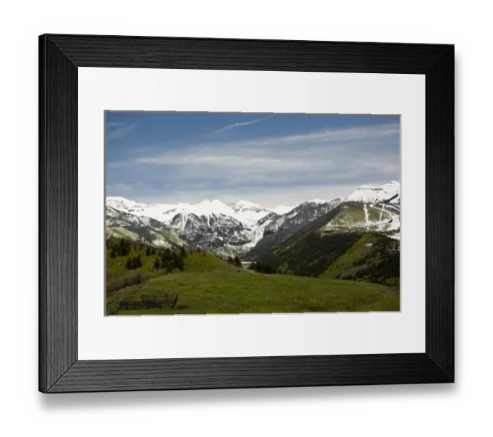 Framed Print : View of valley driving into Telluride, Colorado Framed Print : View of valley driving into Telluride, Colorado