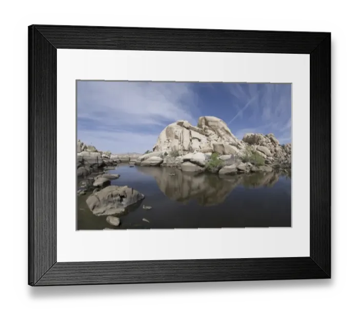 Framed Print : Around Barker Dam, Joshua Tree National Park, California, US