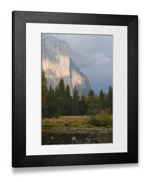Framed Print : Storm Clouds surround El Capitan, Yosemite National Park, California Framed Print : Storm Clouds surround El Capitan, Yosemite National Park, California