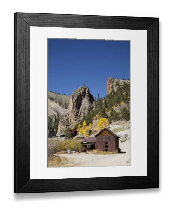 Framed Print : USA, Colorado, Creede, Bachelor Historic Tour, Amethyst Mine
