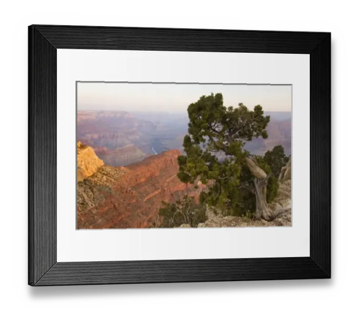 Framed Print : USA, AZ, Grand Canyon NP, Grand Canyon at Dawn from Hopi Point