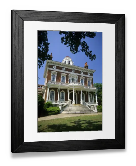 Framed Print : The Hay House an Antebellum Mansion in Macon, Georgia Framed Print : The Hay House an Antebellum Mansion in Macon, Georgia